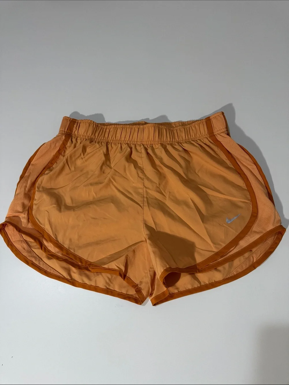 Nike Women’s Light Orange Athletic Running Shorts